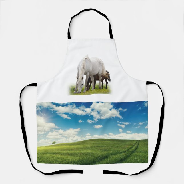 Field And Horse  Apron (Front)