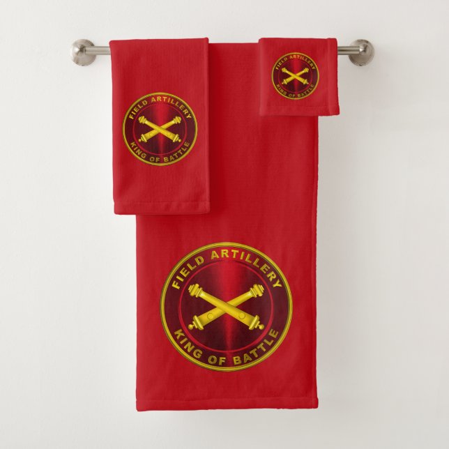 Field Artillery  Bath Towel Set (Insitu)