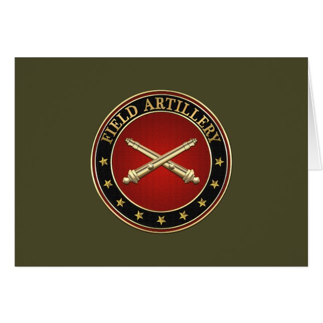 Field Artillery Branch Insignia (Front Horizontal)