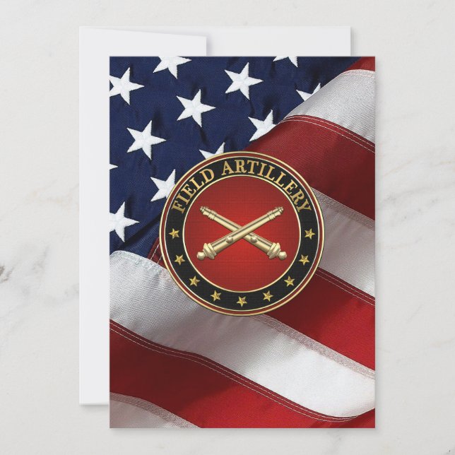 Field Artillery Branch Insignia Special Edition (Front)