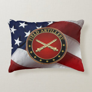 Field Artillery Branch Insignia Special Edition Decorative Cushion