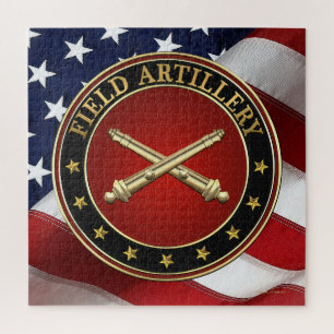 Field Artillery Branch Insignia Special Edition Jigsaw Puzzle