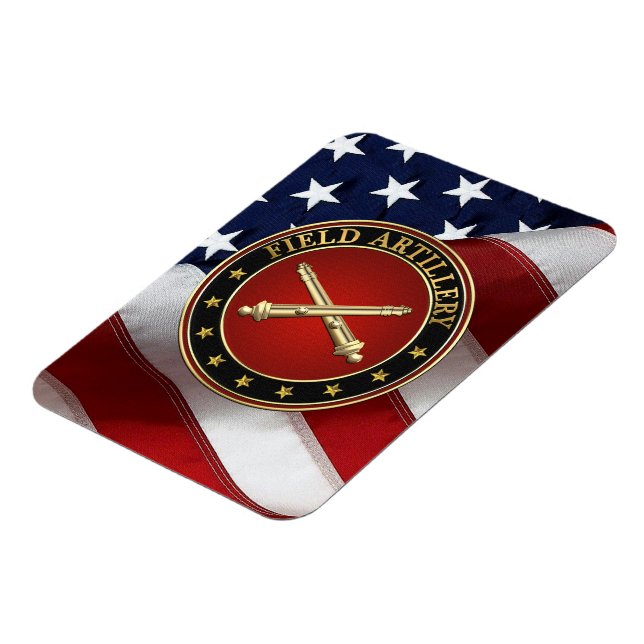 Field Artillery Branch Insignia Special Edition Magnet (Left Side)
