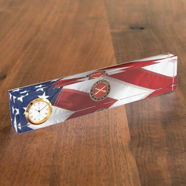 Field Artillery Branch Insignia Special Edition Nameplate (Side)