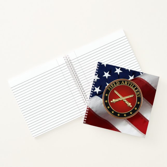 Field Artillery Branch Insignia Special Edition Notebook (Inside)