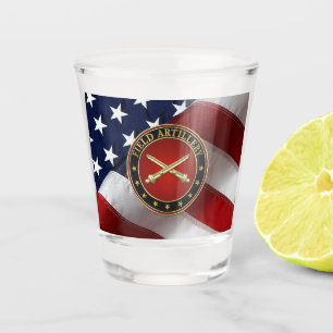 Field Artillery Branch Insignia Special Edition Shot Glass