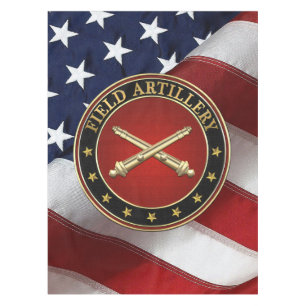 Field Artillery Branch Insignia Special Edition Tablecloth