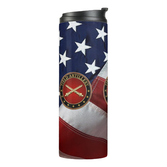 Field Artillery Branch Insignia Special Edition Thermal Tumbler (Rotated Left)