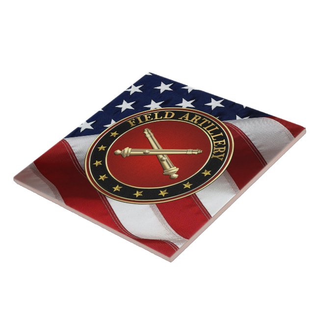 Field Artillery Branch Insignia Special Edition Tile (Side)