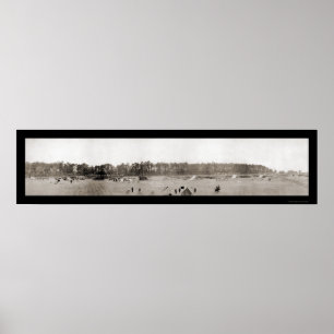 Field Artillery WWI 1918 Poster