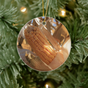 Field Corn Ceramic Tree Decoration