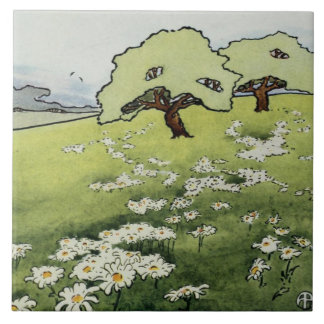 Field Daisies tile