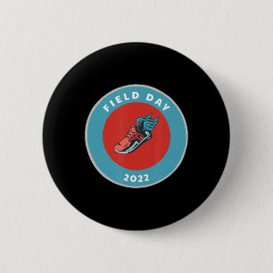 Field Day 2022- Elementary School Field Day Team S 6 Cm Round Badge