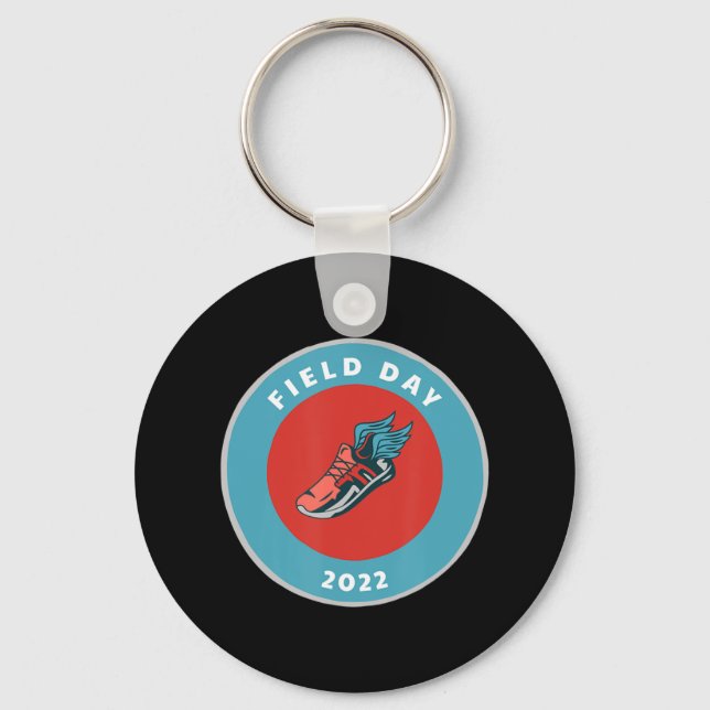 Field Day 2022- Elementary School Field Day Team S Key Ring (Front)