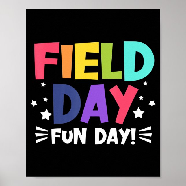 Field Day 2022 Field Trip Fun Day Boys Girls Stude Poster (Front)