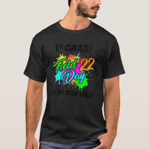 Field Day 2022 First Grade Let The Games Begin Kid T-Shirt