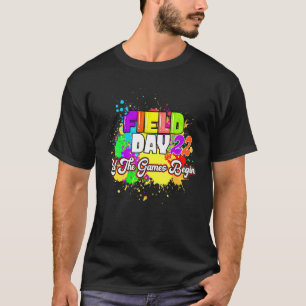 Field Day 2022 Let The Games Begin Kids Boys Girls T-Shirt