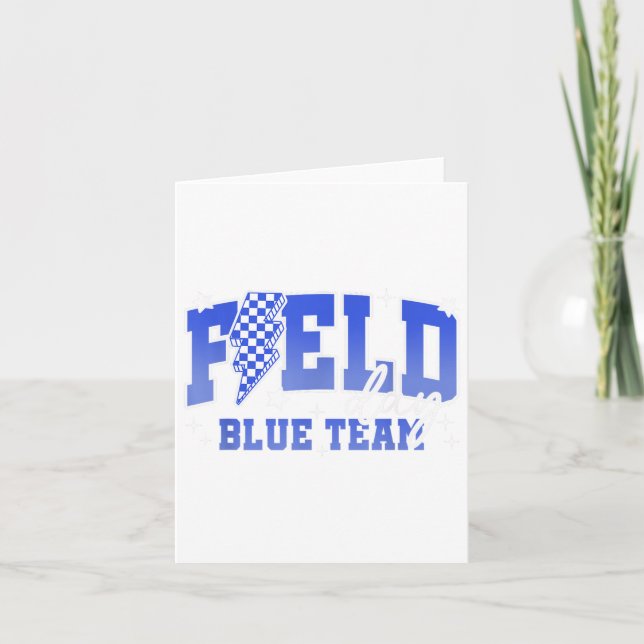 Field Day 2025 Blue Team Field Trip Colour Team Te Card (Front)