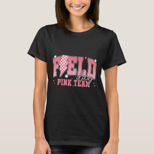 Field Day 2025 Pink Team Field Trip Color Team Tea T-Shirt