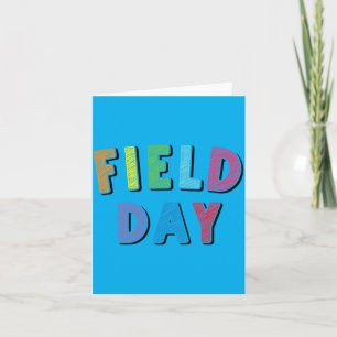 Field Day 2026 For Teacher Kids Fun Day Family Card