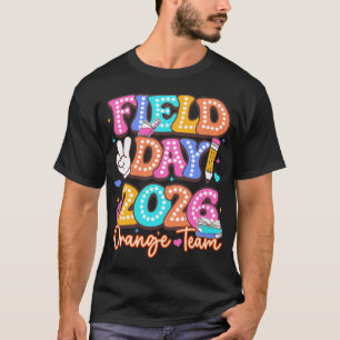 Field Day 2026 Orange Team Colour Trip Game T-Shirt