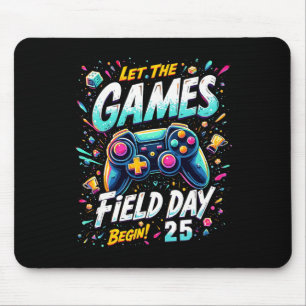 Field Day 25 Let The Games Begin Gamer Theme Mouse Mat
