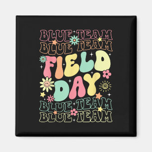 Field Day Blue Team Colour War Camp Team Game Comp Magnet