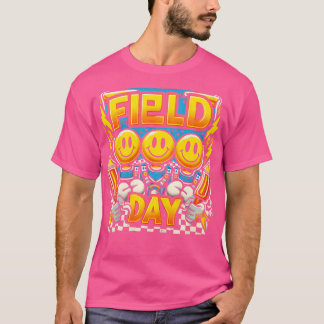 Field Day Field Day 2024 Chequered Game Day End of T-Shirt