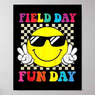 Field Day Fun Day Funny For Teacher Kids Field Day Poster