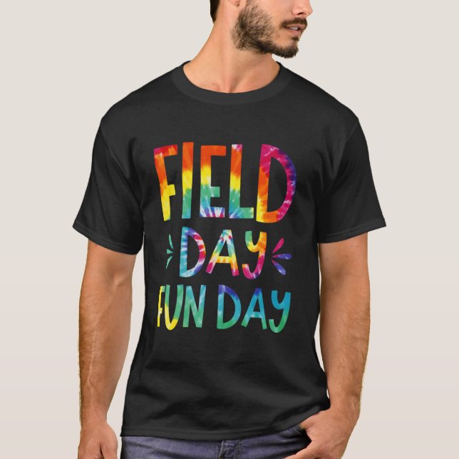 Field Day Fun Day Last Day Of School Teacher Stude T-Shirt (Front)