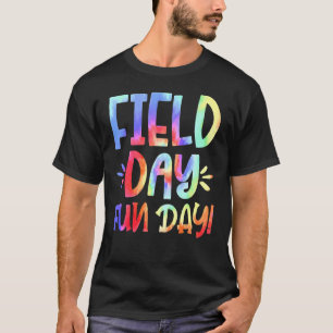 Field Day Fun Day School Student Teacher Tie Dye T-Shirt