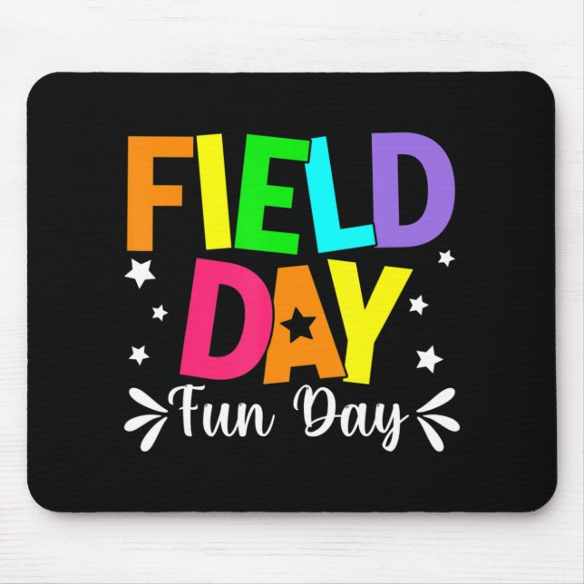 Field Day Fun Day School Trip Field Day Teacher Ki Mouse Mat (Front)