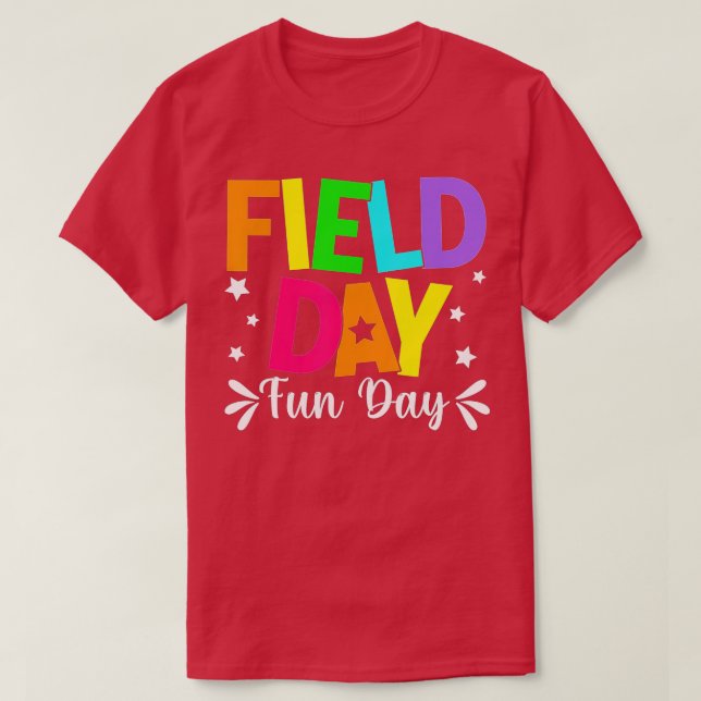 Field Day Fun Day School Trip Field Day Teacher Ki T-Shirt (Design Front)