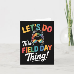 Field Day Funny School Cute Card