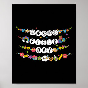 Field Day Let The Games Begin Cute Friendship Brac Poster
