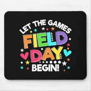 Field Day Let The Games Begin Kids Boys Girls Teac Mouse Mat
