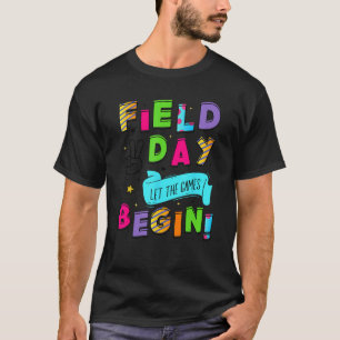 Field Day Let the Games Begin Youth Kids Boys Girl T-Shirt