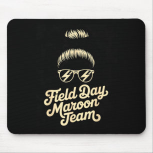 Field Day Maroon Team Football Tournament Teacher Mouse Mat