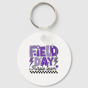 Field Day Purple Team Colour Field Trip Team Game Key Ring