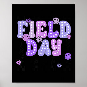 Field Day Purple Team Colour Field Trip Team Game Poster