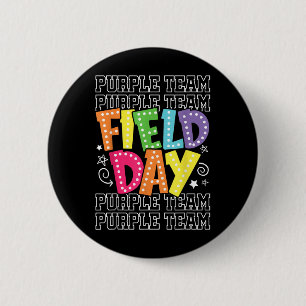 Field Day Purple Team Colour War Camp Team Game Co 6 Cm Round Badge