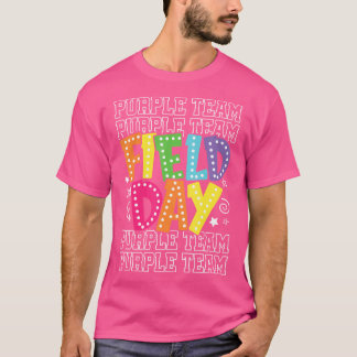 Field Day Purple Team Colour War Camp Team Game Co T-Shirt