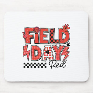 Field Day Red Team Colour Field Trip Team Game Com Mouse Mat