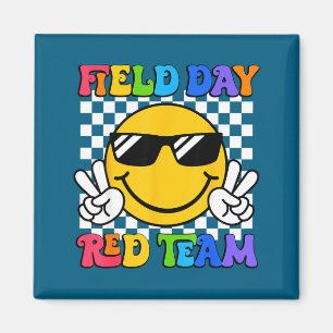 Field day red team funny for teacher kids field magnet