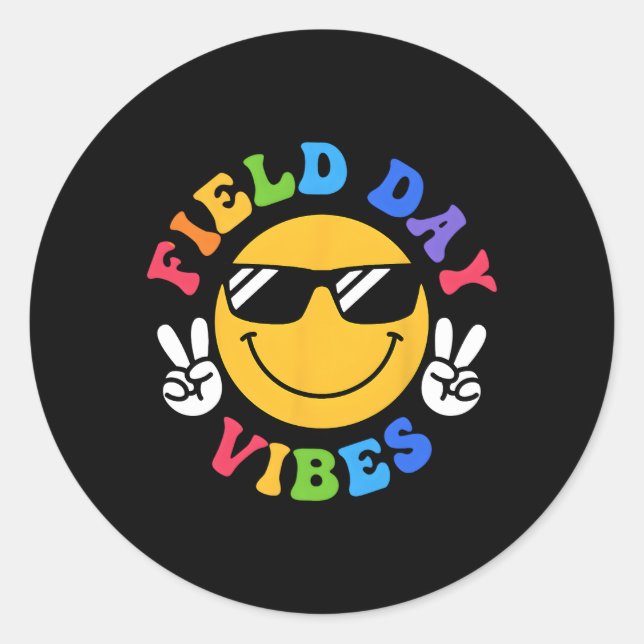 Field Day S For Teacher Happy Field Day 2023 Classic Round Sticker (Front)