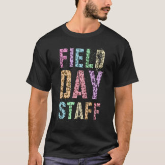 Field Day Staff Leopard Print Teacher I'm Just Her T-Shirt