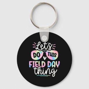 Field Day Tie Dye Field Day 0 Teachers Kids Key Ring