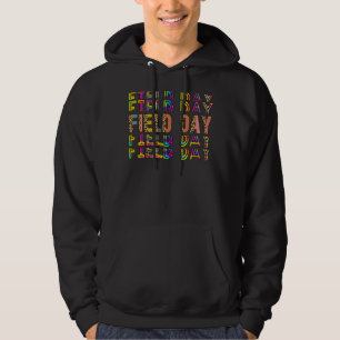 Field Day Tie Dyed Field Day Squad Leopard Tie Dy Hoodie