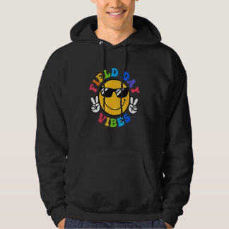 Field Day Vibes  For Teacher Kids Happy Field Day  Hoodie