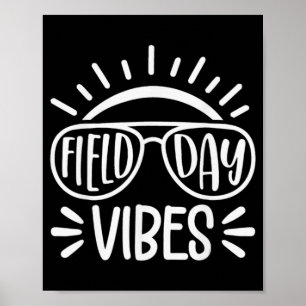 Field Day Vibes Fun For Teacher Kids Field Day 20 Poster
